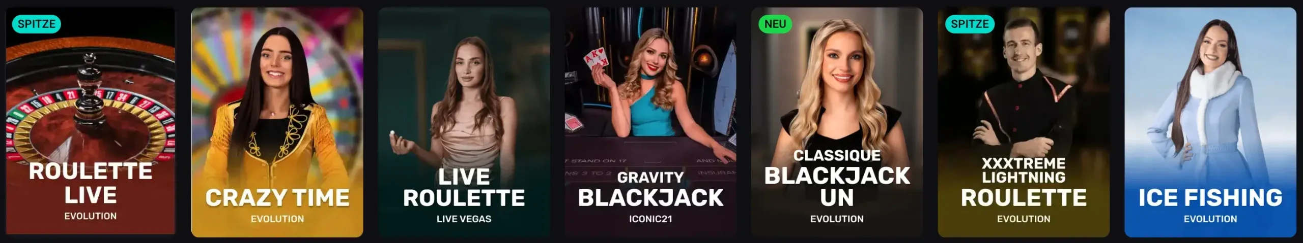 BetRiviera Live Casino mit echten Dealern