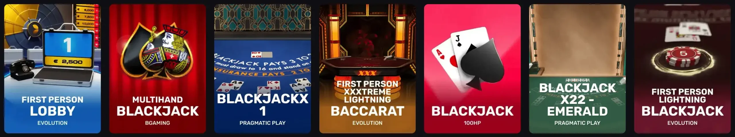 Beliebte Tischspiele wie Roulette und Blackjack